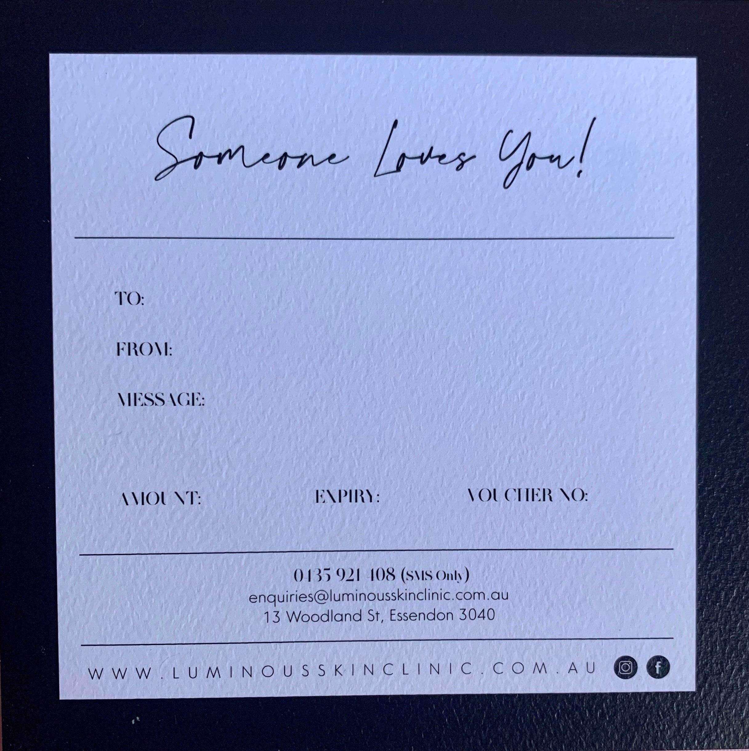 Luminous Skin Clinic Gift Card